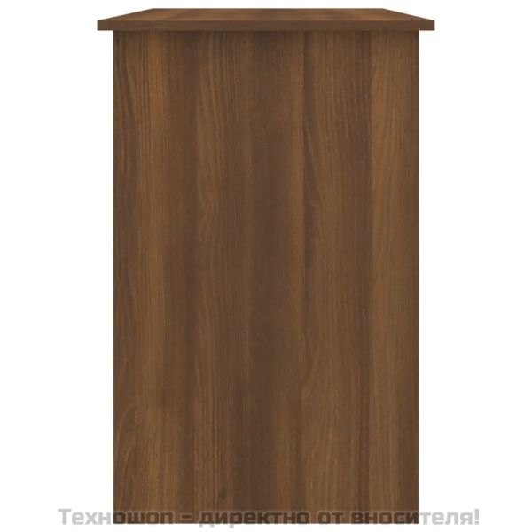 Бюро, кафяв дъб, 100x50x76 см, инженерно дърво