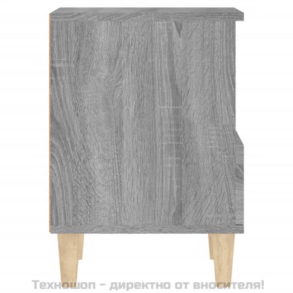 Нощни шкафчета, 2 бр, сив сонома, 40x35x50 см