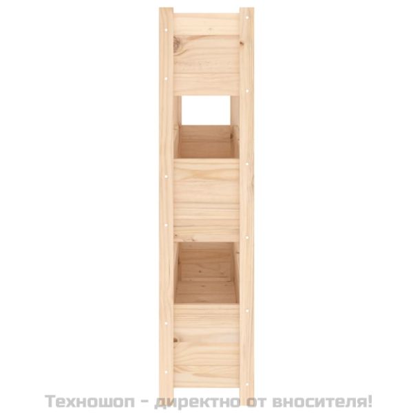 Плантер, 112x25x104,5 см, борово дърво масив