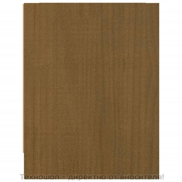 Нощни шкафчета, 2 бр, меденокафяви, 40x30,5x40 см, бор масив