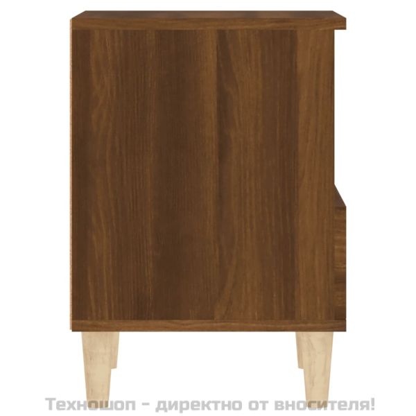 Нощни шкафчета, 2 бр, кафяв дъб, 40x35x50 см