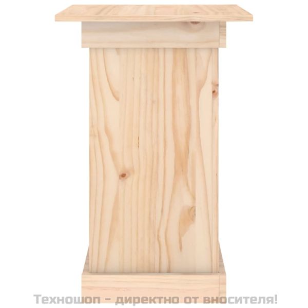 Поставка за цветя, 40x40x60 см, бор масив