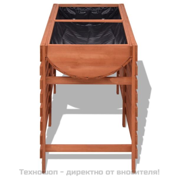 Сандък за цветя, 100x50x71 см, дървен