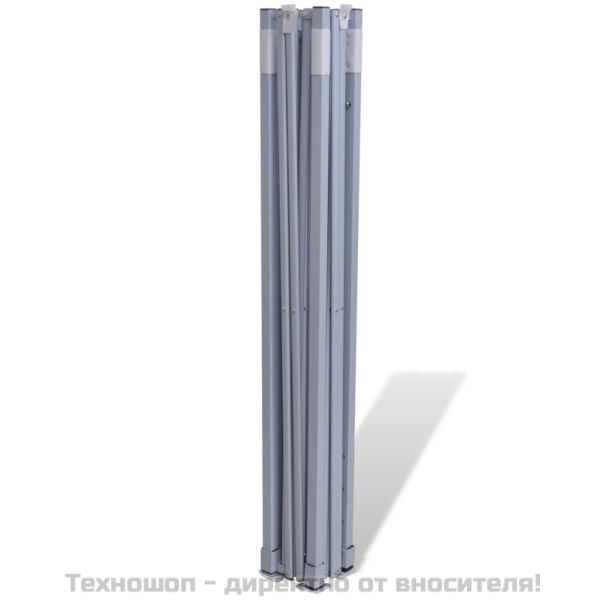 Сгъваема шатра, кремава, 3х3 м