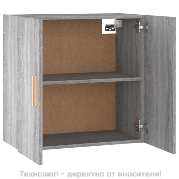 стенен шкаф, сив сонома, 60x30x60 см, инженерно дърво