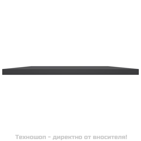 Рафтове за етажерка, 8 бр, сиви, 40x50x1,5 см, инженерно дърво