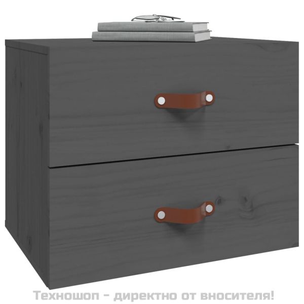 Нощно шкафче за стенен монтаж 50x36x40 см