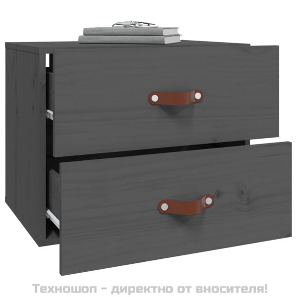 Нощно шкафче за стенен монтаж 50x36x40 см