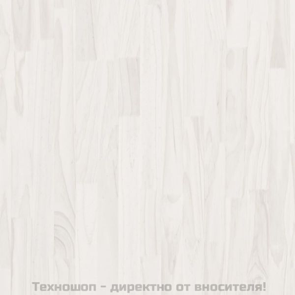 Висок шкаф, бял, 80x30x210 см, борово дърво масив