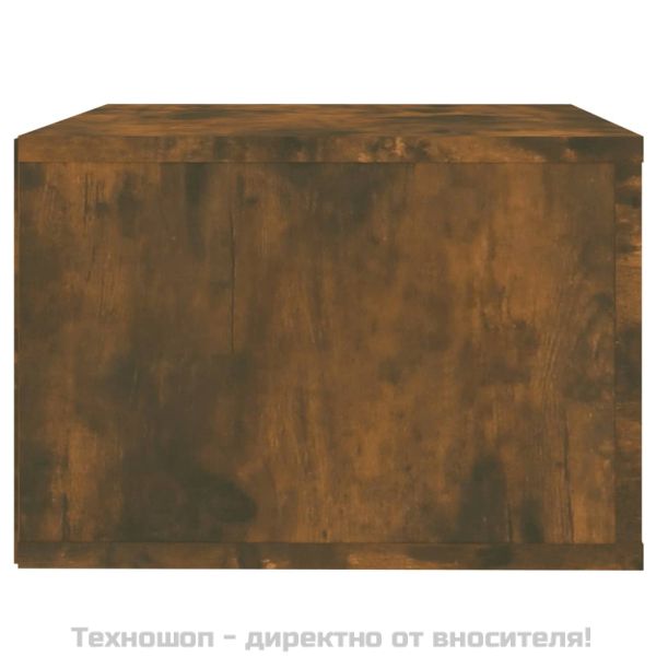 Нощно шкафче за стенен монтаж, опушен дъб, 50x36x25 см