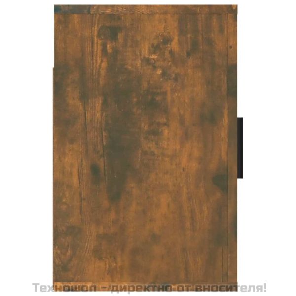 Нощни шкафчета за стенен монтаж, 2 бр, опушен дъб, 50x30x47 см