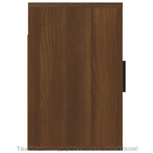 Нощни шкафчета за стенен монтаж, 2 бр, кафяв дъб, 50x30x47 см