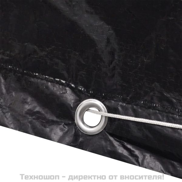Покривало за градински мебели тенис маса 8 капси 160x55x182 см
