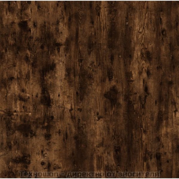 Кафе маса, опушен дъб, 100x50,5x35 см, инженерно дърво