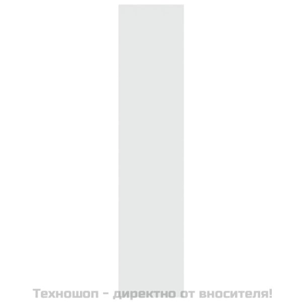 Библиотека/разделител за стая, бял гланц, 100x30x135 см