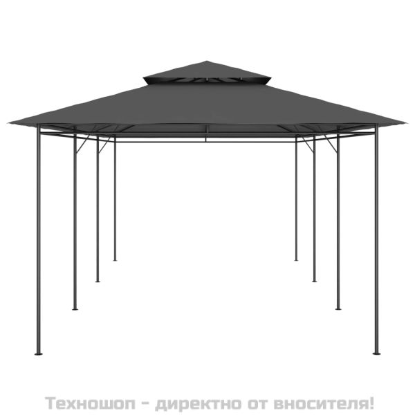 Шатра, 600x298x270 см, антрацит