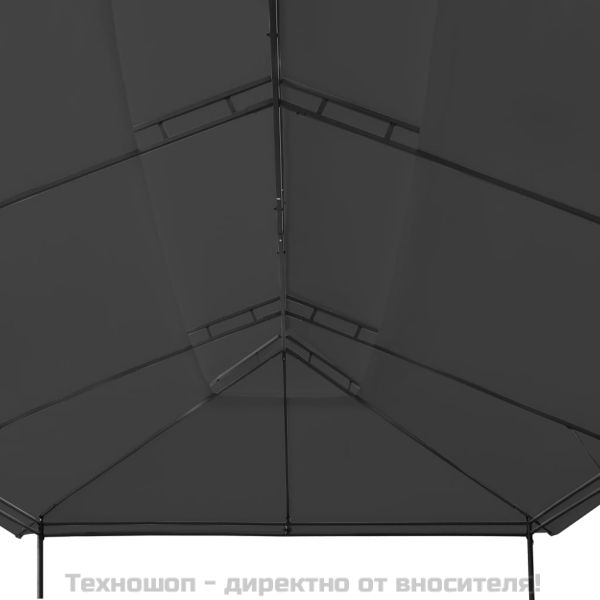 Шатра, 600x298x270 см, антрацит