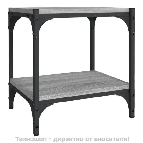 ТB шкаф, сив сонома, 40x33x41 см, инженерно дърво и стомана