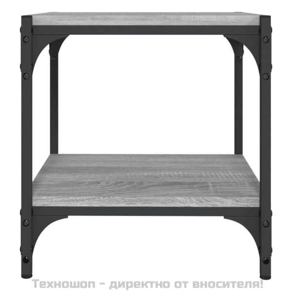 ТB шкаф, сив сонома, 40x33x41 см, инженерно дърво и стомана