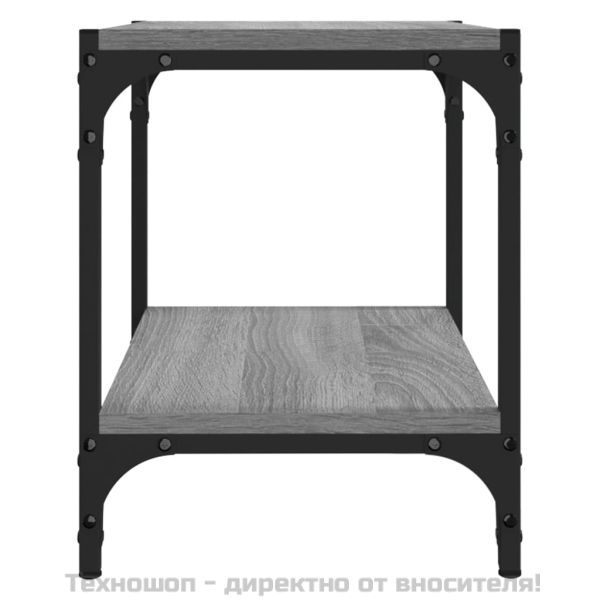 ТB шкаф, сив сонома, 40x33x41 см, инженерно дърво и стомана