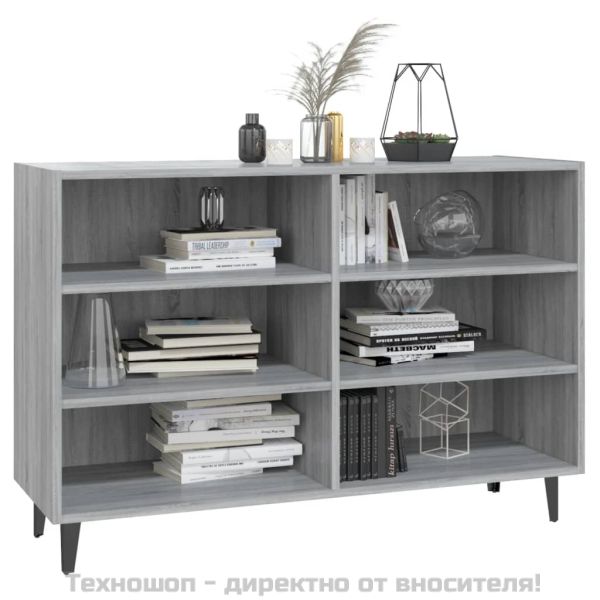 Сайдборд, сив сонома, 103,5x35x70 см, инженерно дърво