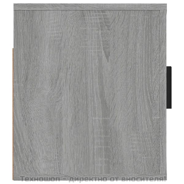 ТВ шкаф за стенен монтаж, сив сонома, 57x34,5x40 см