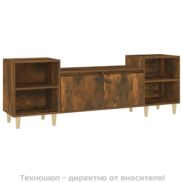 ТB шкаф, опушен дъб, 160x35x55 см, инженерно дърво