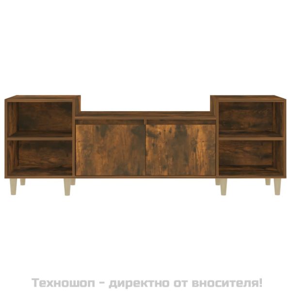 ТB шкаф, опушен дъб, 160x35x55 см, инженерно дърво