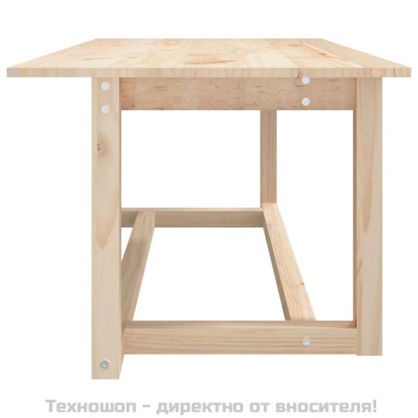 Кафе маса, 110x55x45 см, борово дърво масив