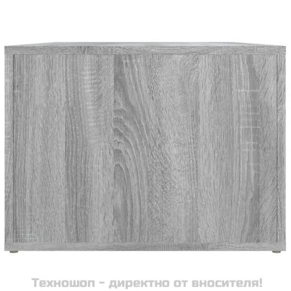Кафе маса, сив сонома, 80x50x36 см, инженерно дърво