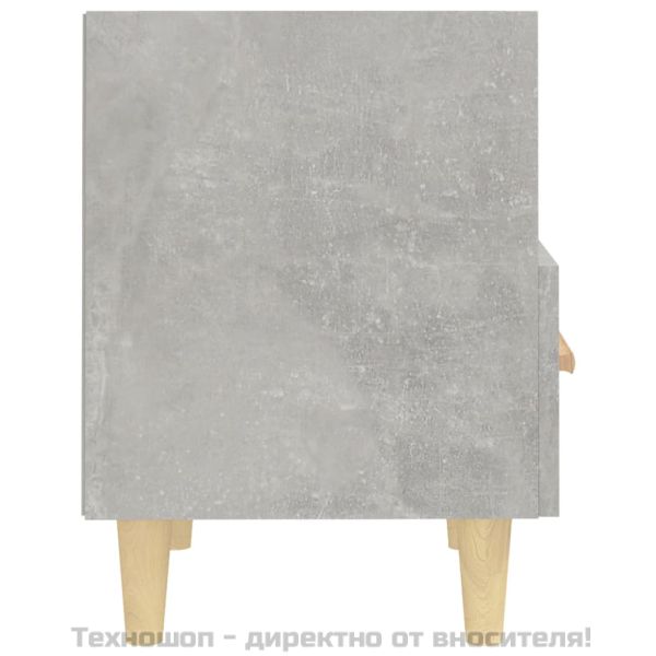 Нощни шкафчета, 2 бр, бетонно сиво, 40x35x47 см