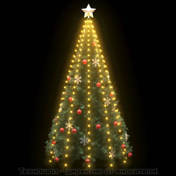 Коледни лампички мрежа с 250 LED 250 см