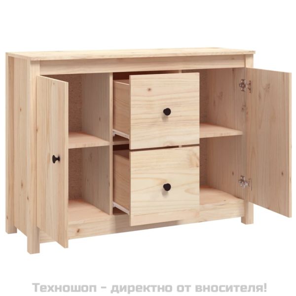 Сайдборд, 100x35x74 см, бор масив