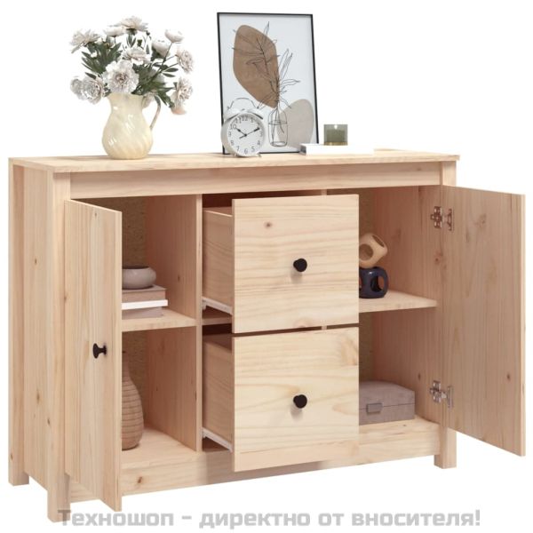 Сайдборд, 100x35x74 см, бор масив