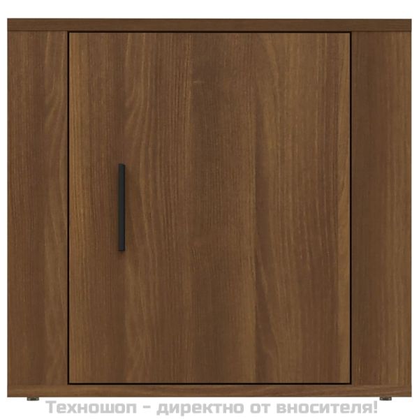 Нощно шкафче, кафяв дъб, 50x39x47 см