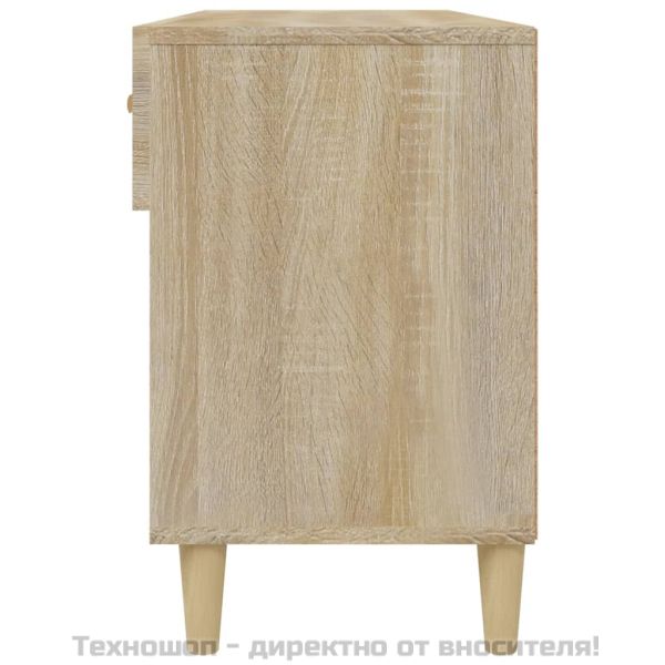 Шкаф за обувки, сонома дъб, 102x35x55 см, инженерно дърво
