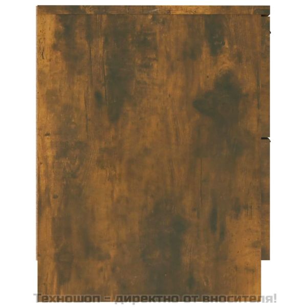 Нощни шкафчета, 2 бр, Опушен дъб, инженерно дърво