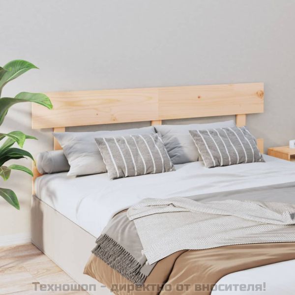 Горна табла за легло, 154x3x81 см, бор масив