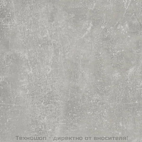 ТВ шкаф за стенен монтаж, бетонно сиво, 80x34,5x40 см