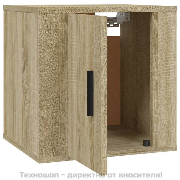 ТВ шкаф за стенен монтаж, сонома дъб, 40x34,5x40 см