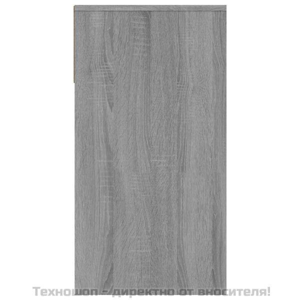 Конзолна маса, сив сонома, 100x39x75 см, инженерно дърво