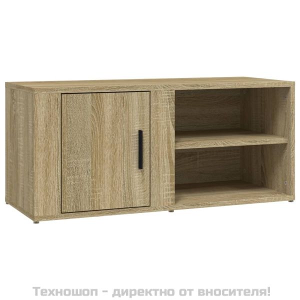 ТВ шкафове 2 бр, дъб сонома, 80x35x36,5 см инженерно дърво