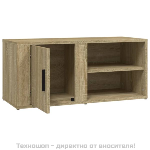 ТВ шкафове 2 бр, дъб сонома, 80x35x36,5 см инженерно дърво