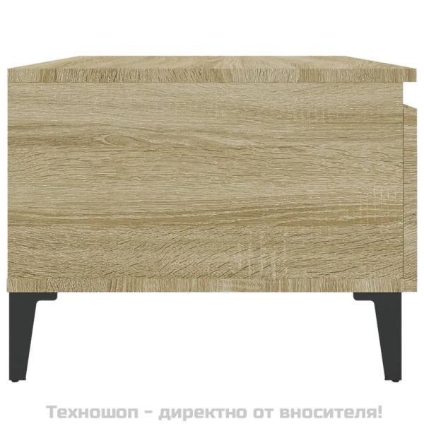 Странични маси, 2 бр, Дъб сонома, 50x46x35 см, инженерно дърво