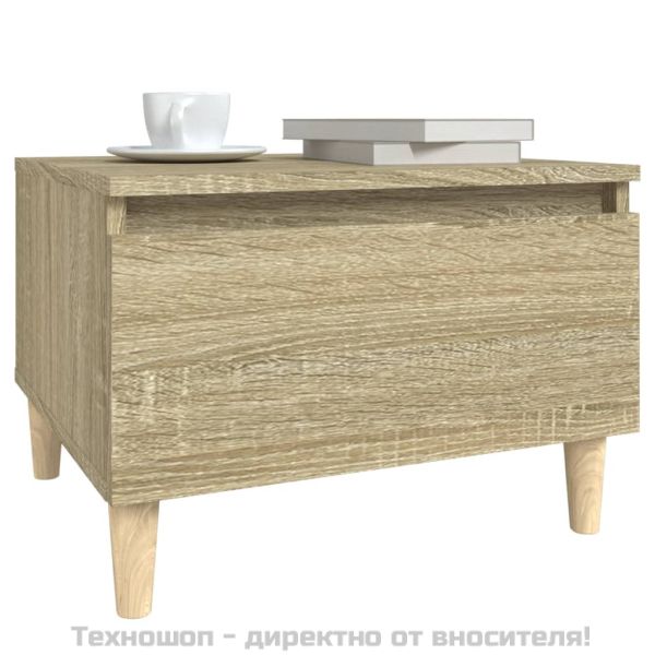 Странични маси, 2 бр, Дъб сонома, 50x46x35 см, инженерно дърво