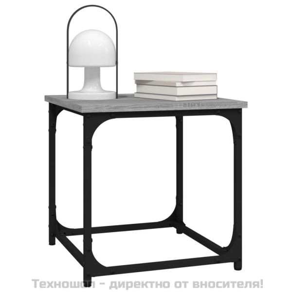 Странична маса, cив сонома, 40x40x40 см, инженерно дърво