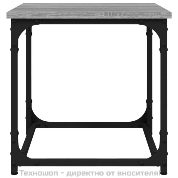 Странична маса, cив сонома, 40x40x40 см, инженерно дърво