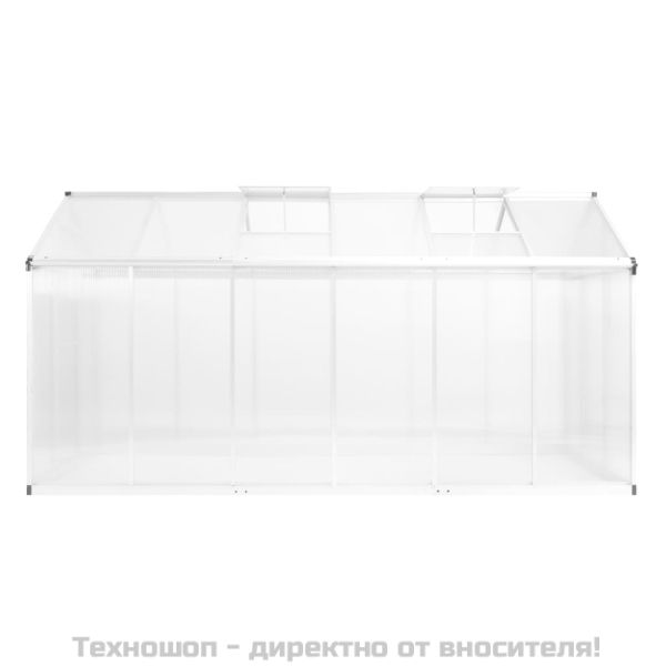 Оранжерия, алуминий, 362x190x195 см, 13,41 м³