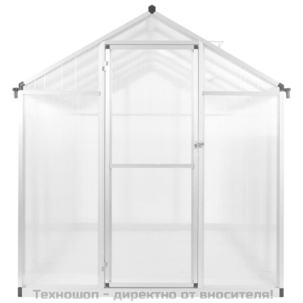 Оранжерия, алуминий, 362x190x195 см, 13,41 м³