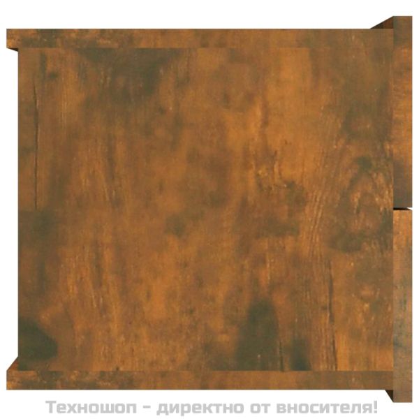 Нощни шкафчета 2 бр опушен дъб 40x30x30 см инженерно дърво